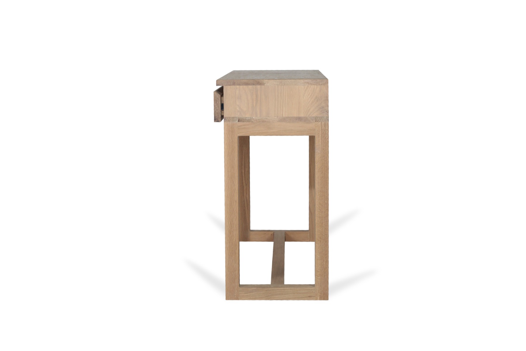 Clovelly Console Table American Oak, L 110cm x W 40cm × H 82cm - Image 5