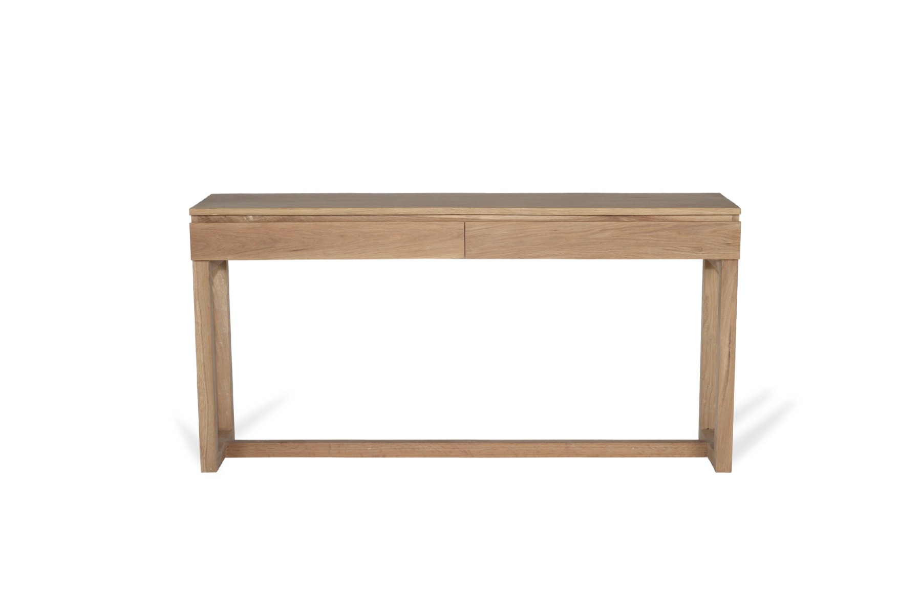 Clovelly Console Table American Oak, L 160cm x W 40cm x H 82cm - Image 2