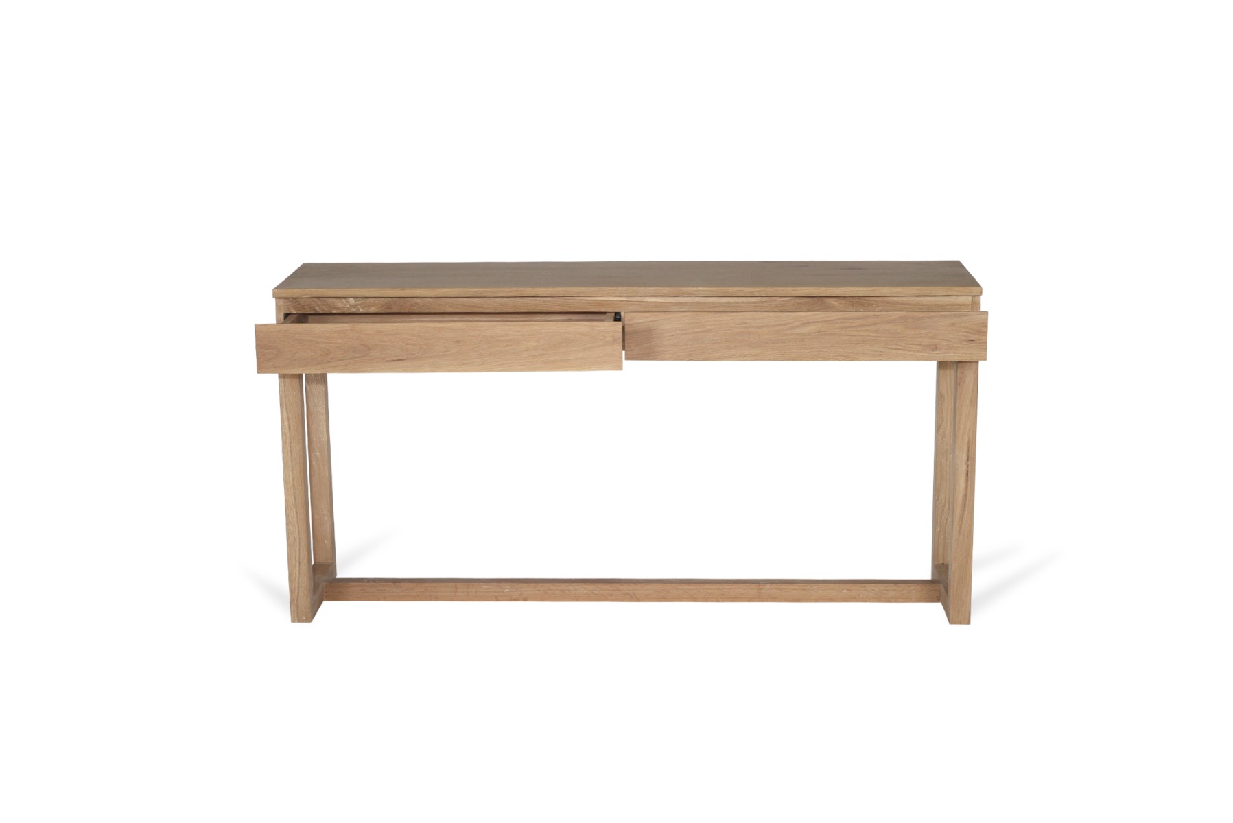 Clovelly Console Table American Oak, L 160cm x W 40cm x H 82cm - Image 3