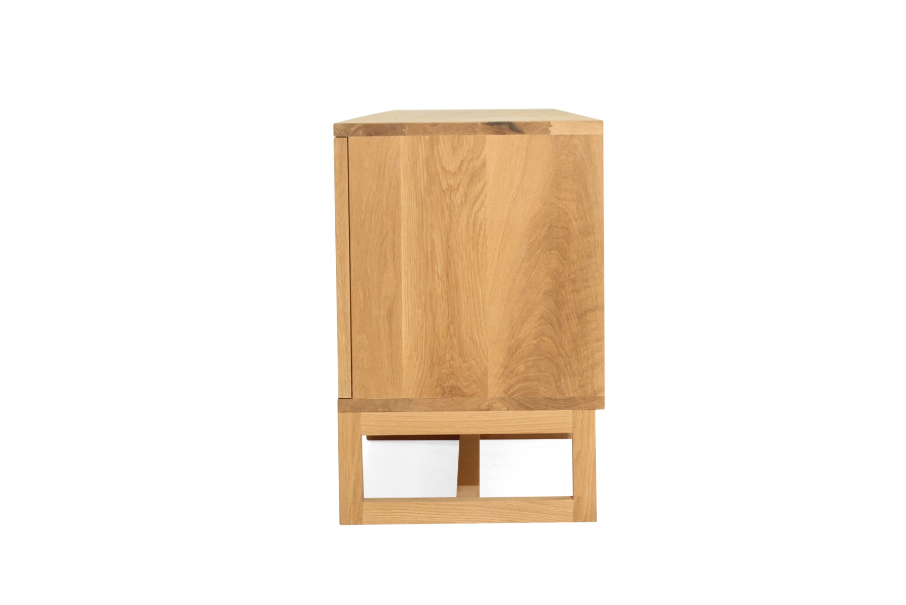 Clovelly Entertainment Unit Six Door Arch Windows Natural, W 300cm x D 40cm x H 60cm - Image 6