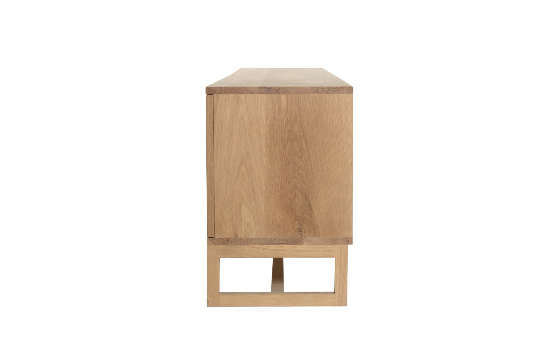 Clovelly Entertainment Unit Six Door Natural, W 300cm x D 45cm x H 55cm - Image 3