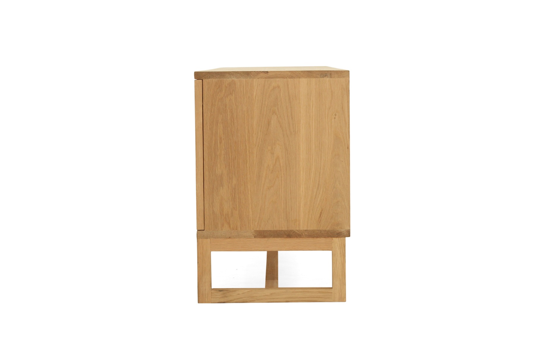Clovelly Entertainment Unit Four Door Arch Windows Natural, W 200cm x D 40cm x H 60cm - Image 6
