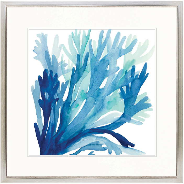 "Designer Boys Collections" Watercolour Coral I Artwork, Seychelles Coral Collection - Image 3