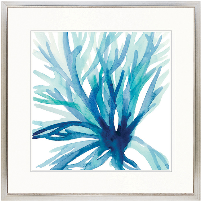 "Designer Boys Collections" Watercolour Coral III Artwork, Seychelles Coral Collection - Image 3