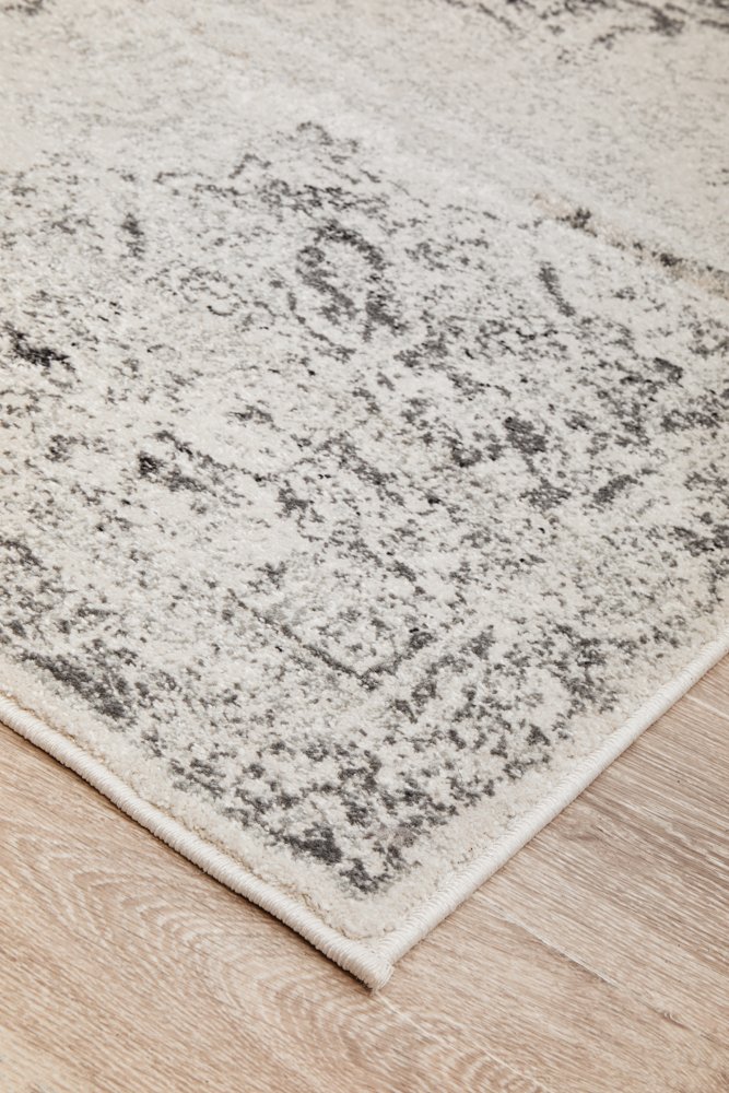 Chrome Rita Hamptons Style Indoor Rug Silver - Image 4