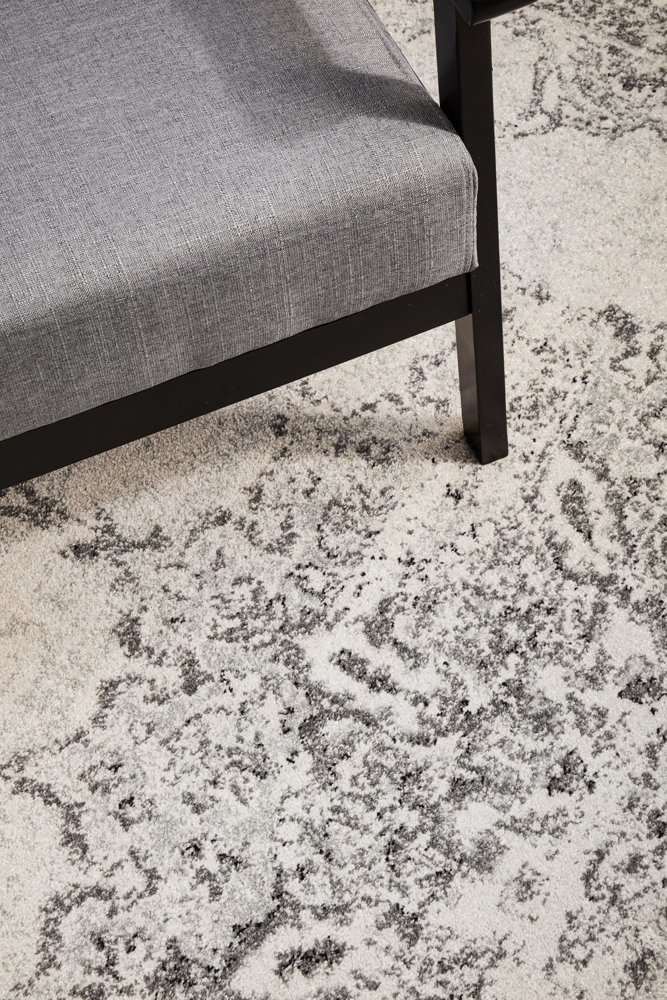 Chrome Rita Hamptons Style Indoor Rug Silver - Image 7