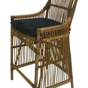 FLOORSTOCK CLEARANCE SALE "Byron" Hampton Style Rattan Cane Antique Natural Kitchen Counter Bar Stool 65cm (RRP $449)