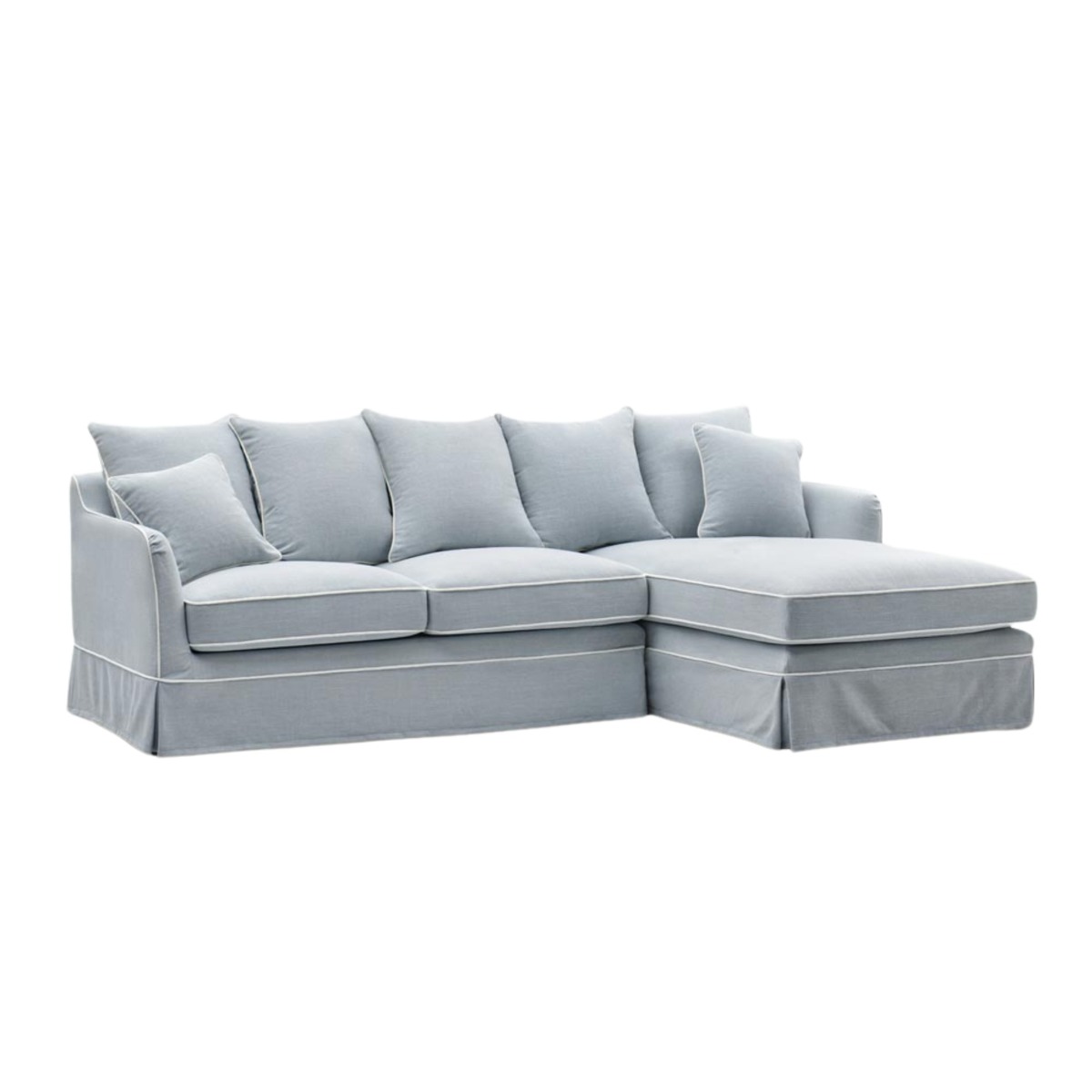 Noosa 3 Seater Right Chaise Sofa Beach, W 259cm D 166cm H 80cm (RRP $4999) - Image 2