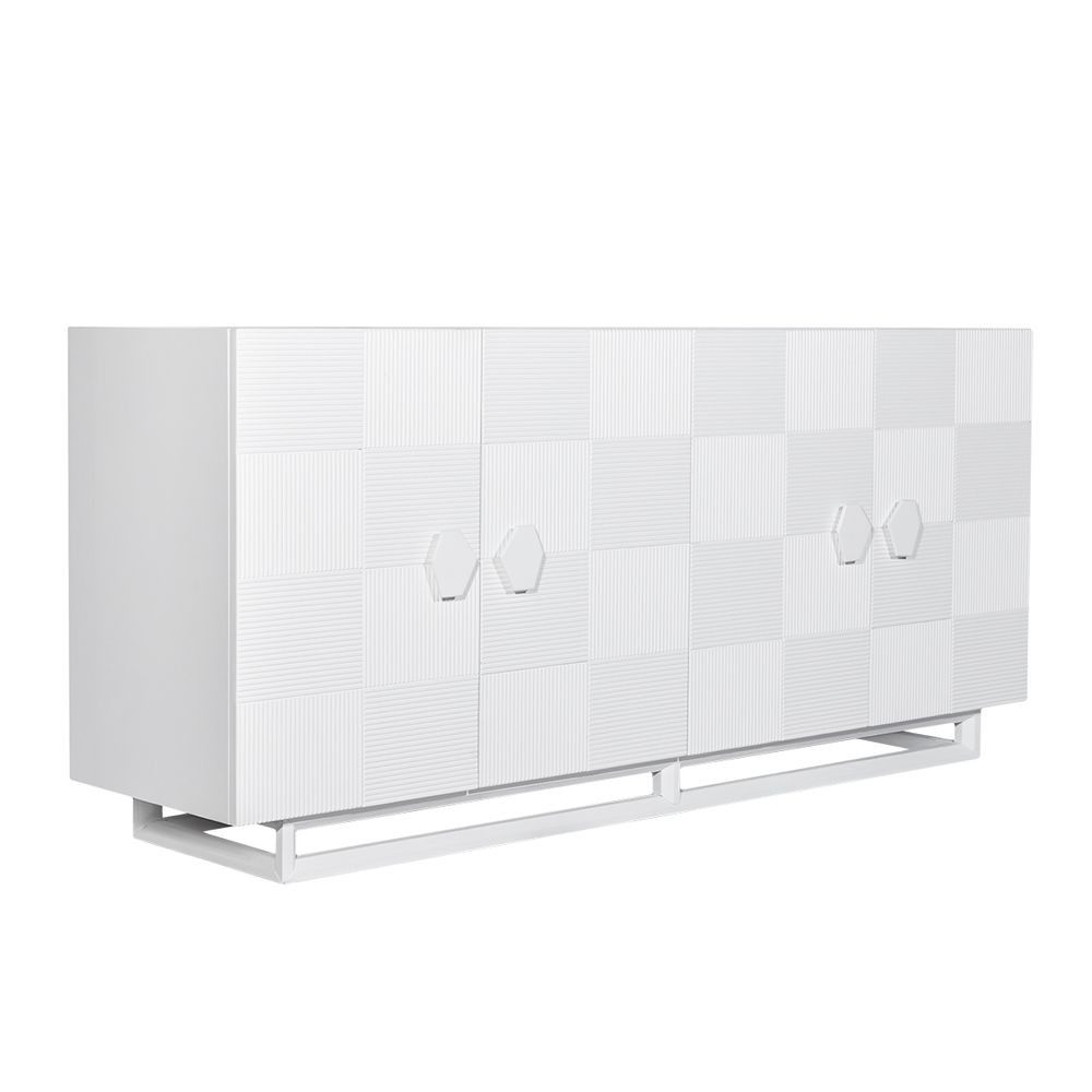 Alton Buffet White, 180cm W x 46cm D x 80cm H (RRP $3179) - Image 3