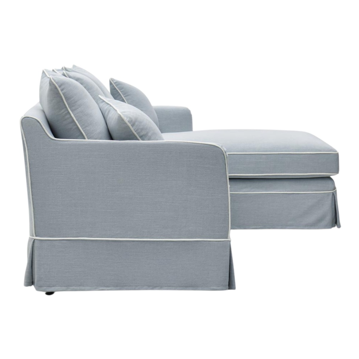 Noosa 3 Seater Right Chaise Sofa Beach, W 259cm D 166cm H 80cm (RRP $4999) - Image 3