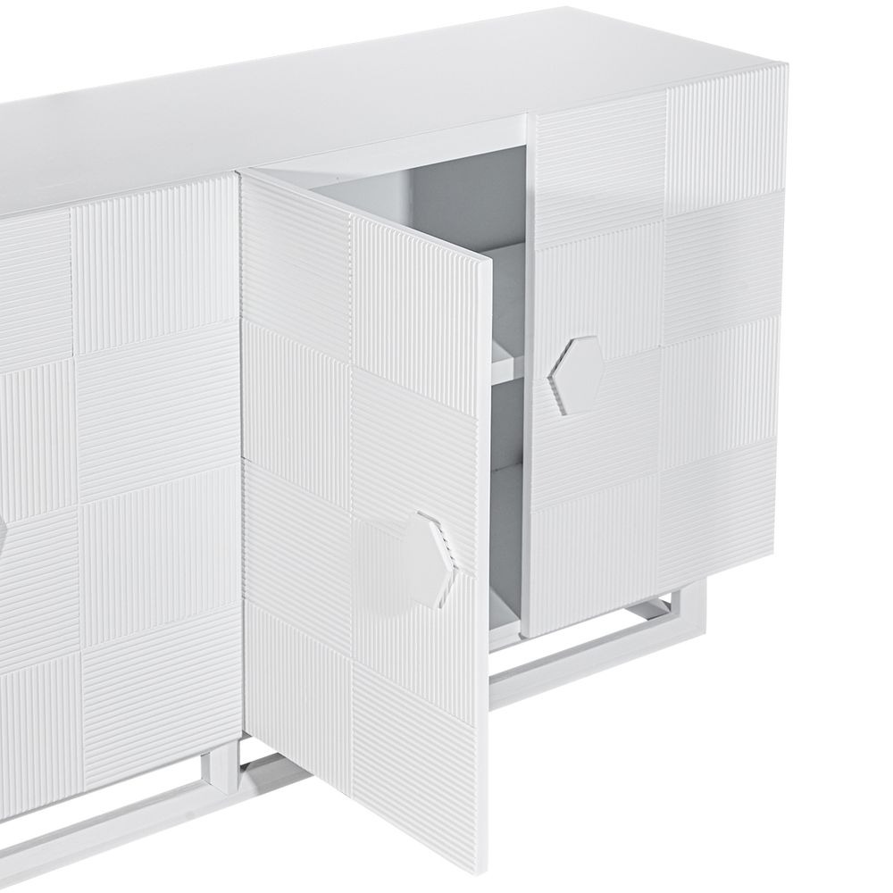 Alton Buffet White, 180cm W x 46cm D x 80cm H (RRP $3179) - Image 5