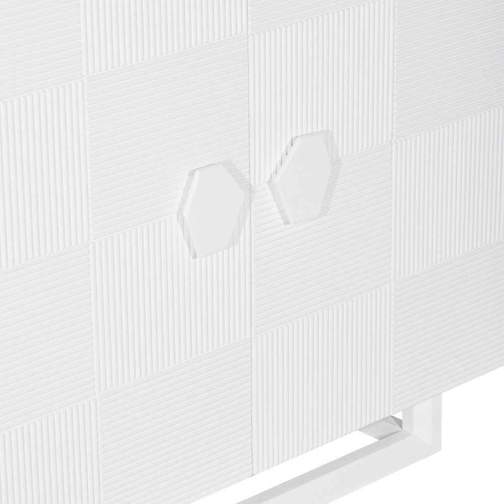 Alton Buffet White, 180cm W x 46cm D x 80cm H (RRP $3179) - Image 6