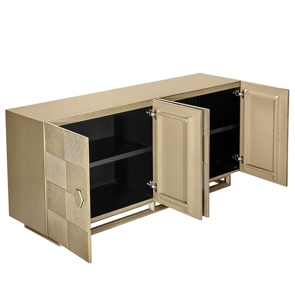 Alton Buffet Antique Gold, 180cm W x 46cm D x 80cm H (RRP $3179) - Image 5