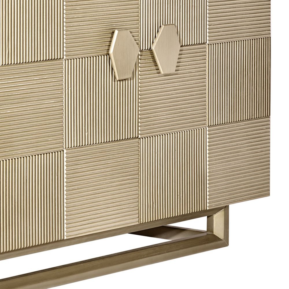 Alton Buffet Antique Gold, 180cm W x 46cm D x 80cm H (RRP $3179) - Image 7