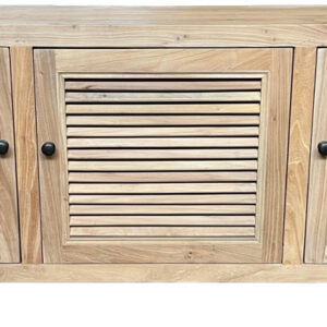 "Byron" Coastal Style 3 Door Entertainment TV Unit Recycled Elm, 160cm x 40cm x 58cmH (RRP $1799)