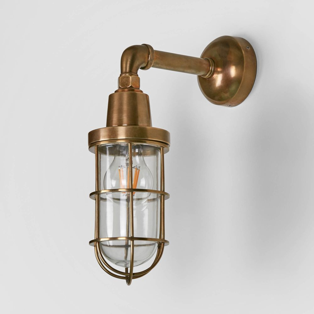 Starboard Outdoor Wall Light Antique Brass (RRP $495) - Image 3