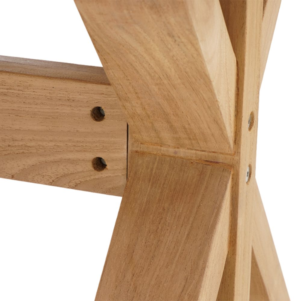 "Lake House" Solid Natural Teak Hardwood Timber Outdoor Dining Table, 300cm x 100cm - Image 5