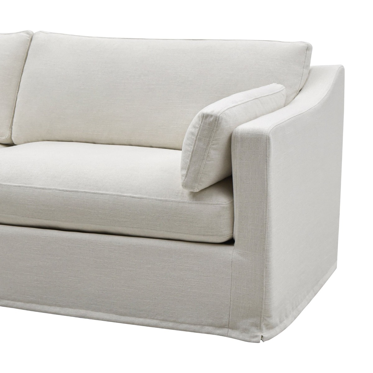 Clovelly Hamptons 4 Seat Sofa Ivory, W 260cm D 99cm H 80cm (RRP $3799) - Image 4