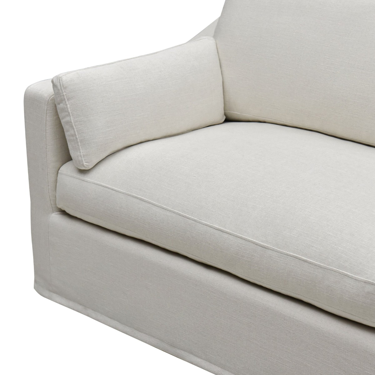 Clovelly Hamptons 4 Seat Sofa Ivory, W 260cm D 99cm H 80cm (RRP $3799) - Image 3