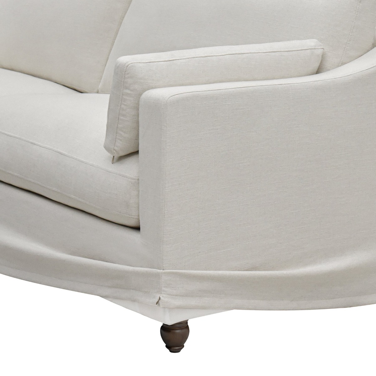 Clovelly Hamptons 4 Seat Sofa Ivory, W 260cm D 99cm H 80cm (RRP $3799) - Image 7