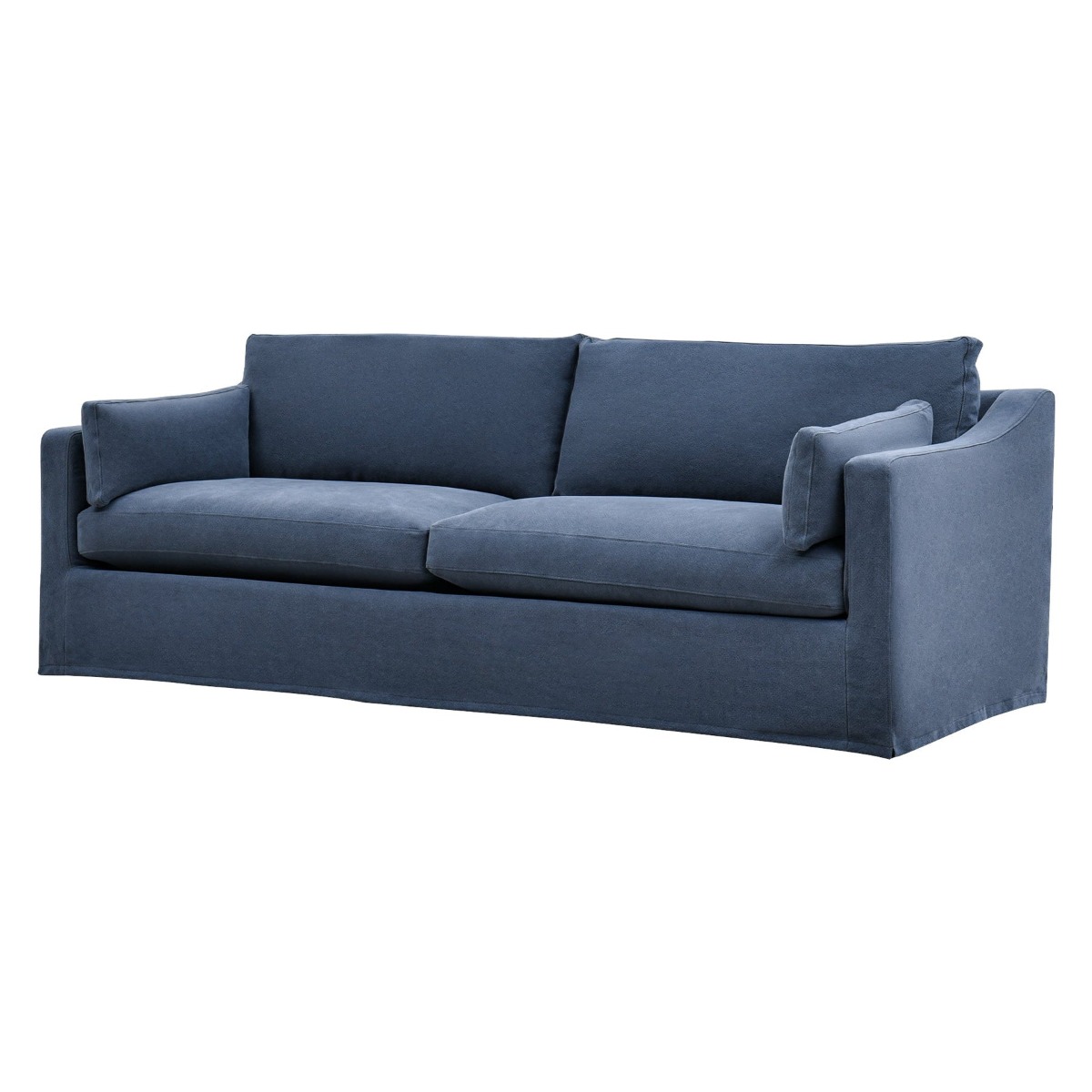 Clovelly Hamptons 3 Seat Sofa Navy, W 220cm D 112cm H 95cm (RRP $3299) - Image 12
