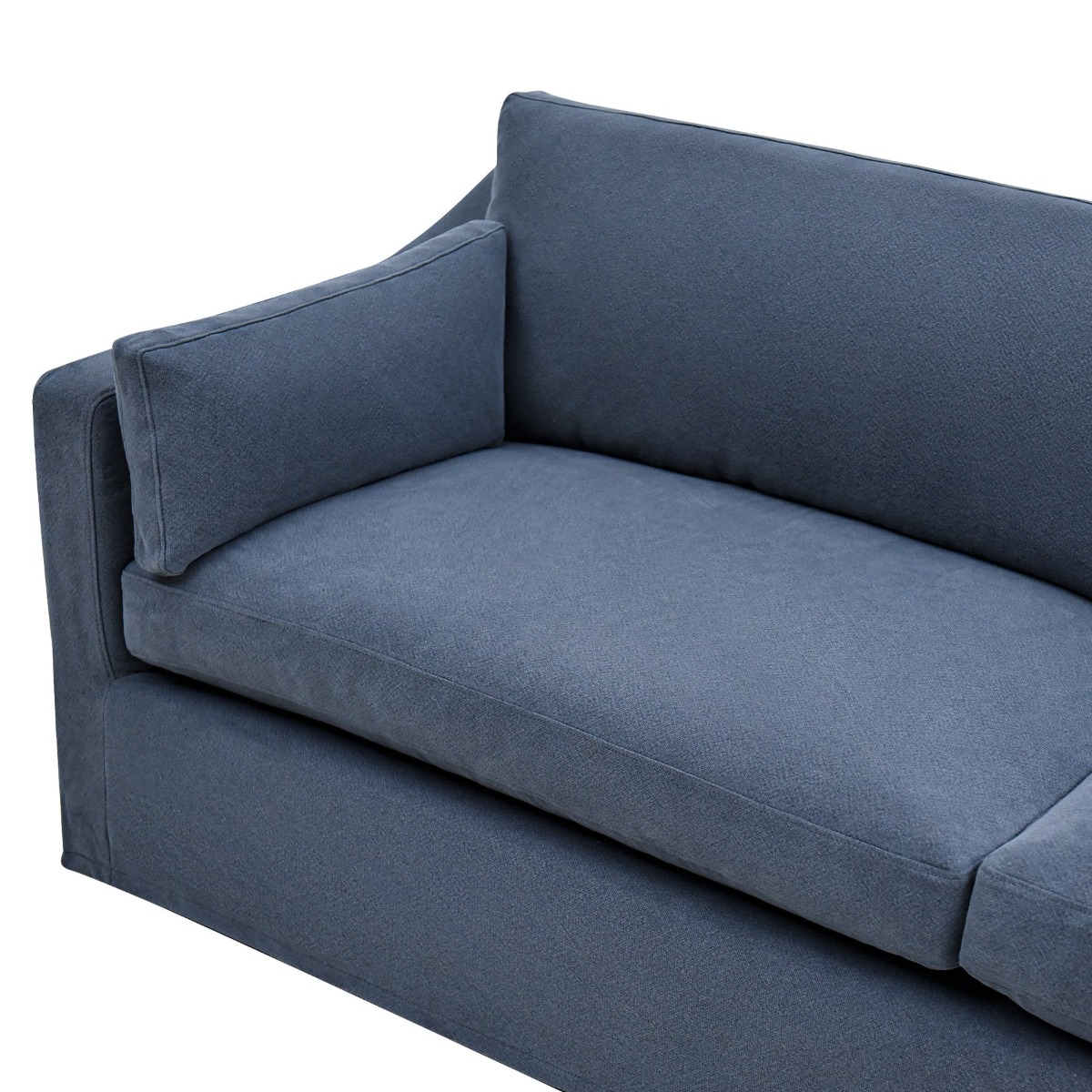 Clovelly Hamptons 4 Seat Sofa Navy, W 260cm D 99cm H 80cm (RRP $3799) - Image 7
