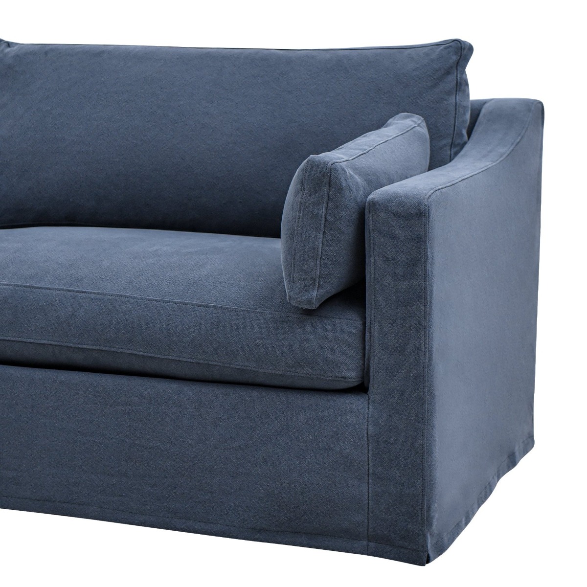 Clovelly Hamptons 4 Seat Sofa Navy, W 260cm D 99cm H 80cm (RRP $3799) - Image 8