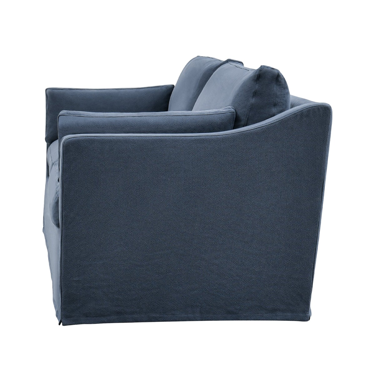 Clovelly Hamptons 4 Seat Sofa Navy, W 260cm D 99cm H 80cm (RRP $3799) - Image 2