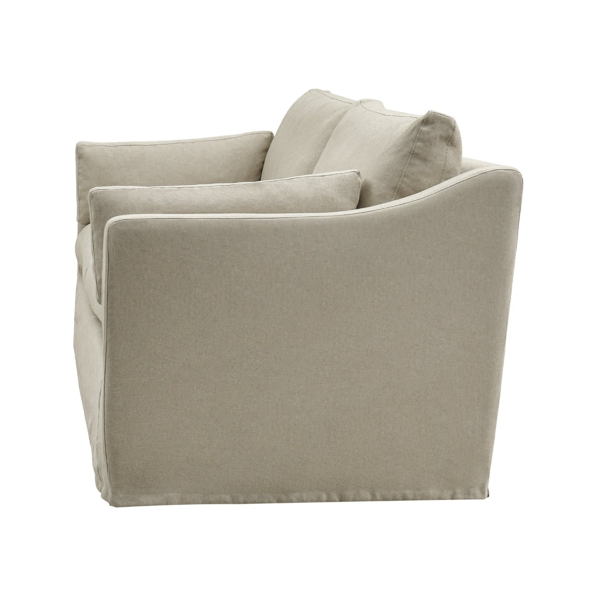 Clovelly Hamptons 4 Seat Sofa Natural, W 260cm D 99cm H 80cm (RRP $3799) - Image 9