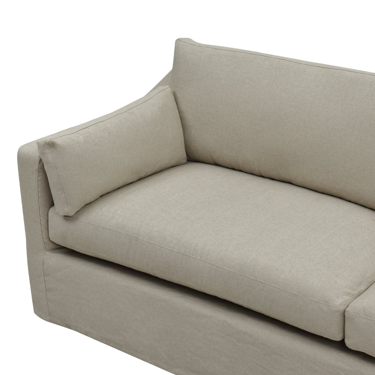 Clovelly Hamptons 3 Seat Sofa Natural, W 220cm D 112cm H 95cm (RRP $3299) - Image 7