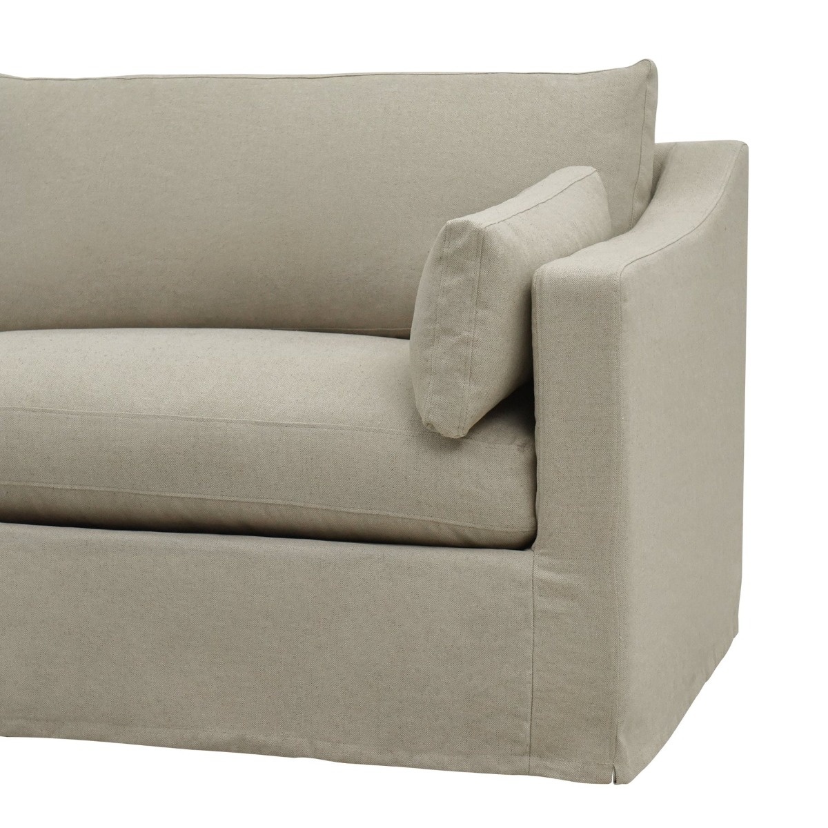 Clovelly Hamptons 4 Seat Sofa Natural, W 260cm D 99cm H 80cm (RRP $3799) - Image 6