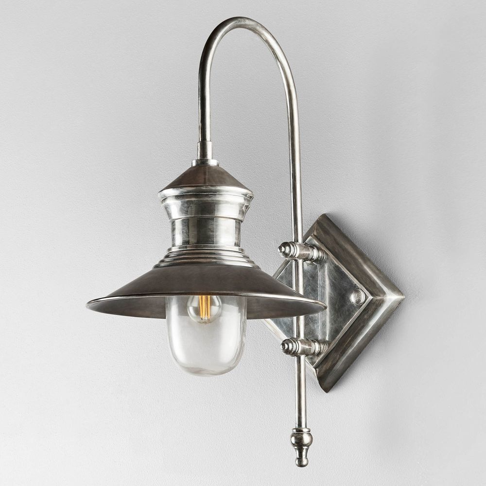 St James Outdoor Wall Light Antique Silver (RRP $990) - Image 2