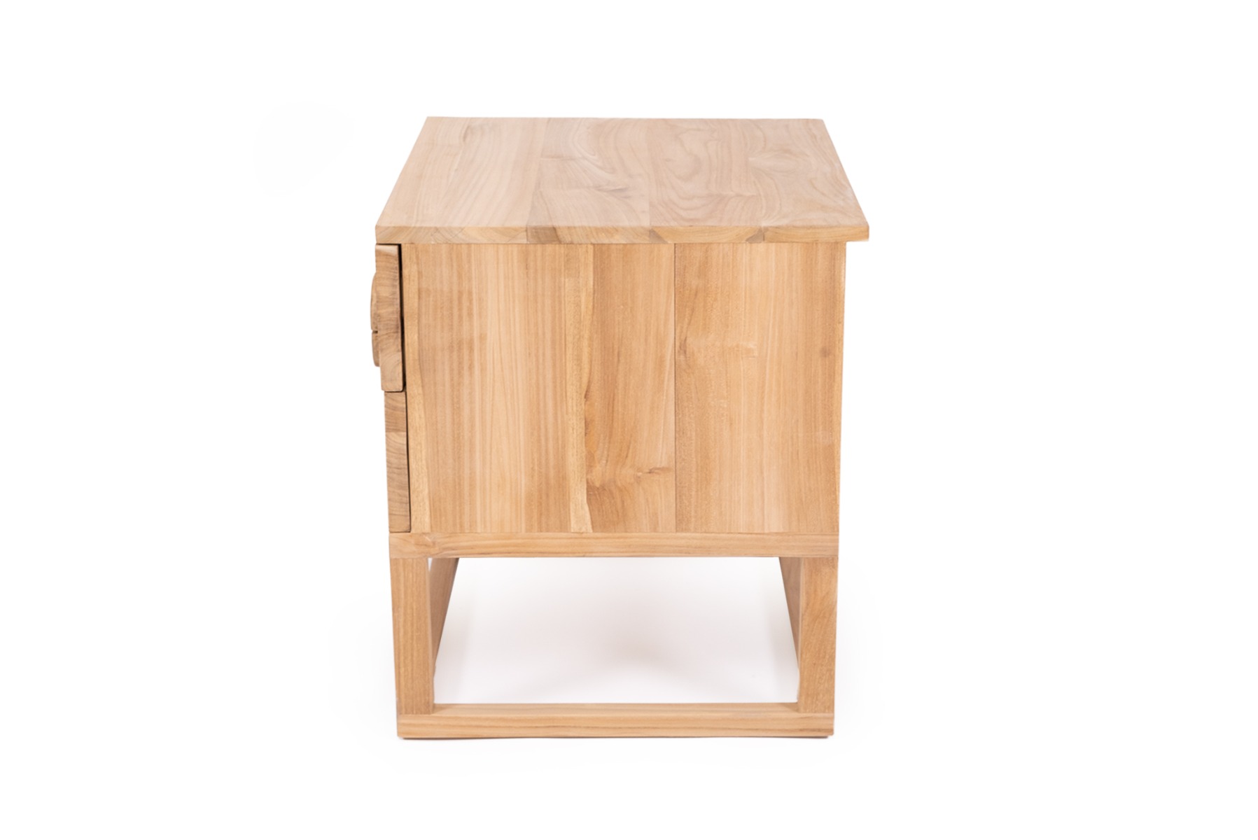 Eden Bedside Table Natural, W 60cm x D 52cm x H 61cm - Image 6