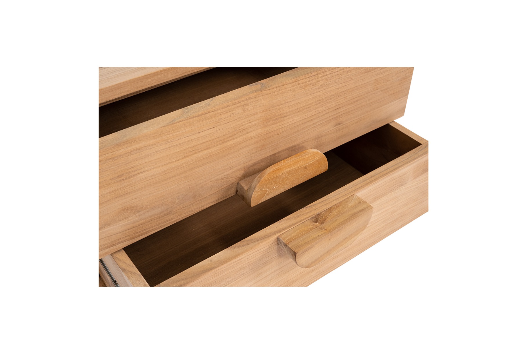 Eden Bedside Table Natural, W 60cm x D 52cm x H 61cm - Image 9