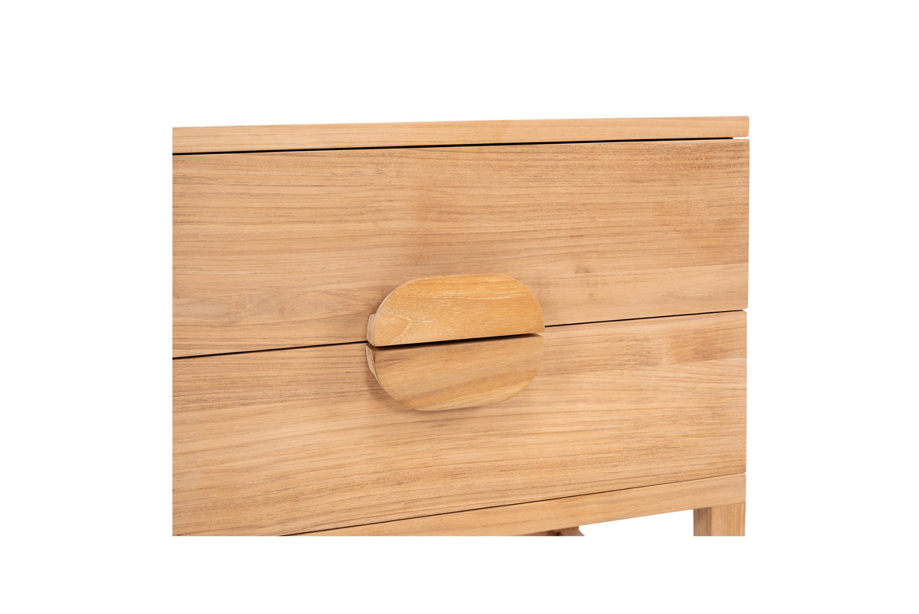 Eden Bedside Table Natural, W 60cm x D 52cm x H 61cm - Image 10