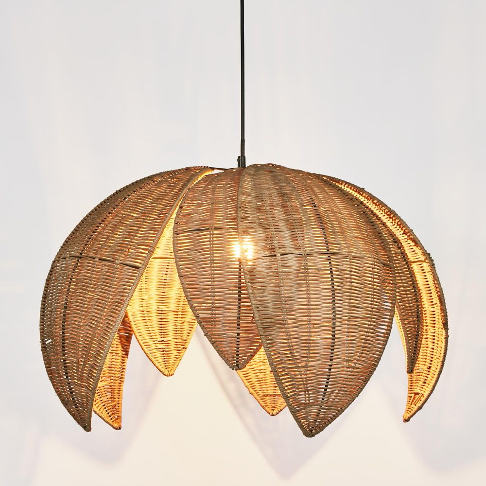 BALI LARGE PENDANT NATURAL (RRP $528) - Image 2