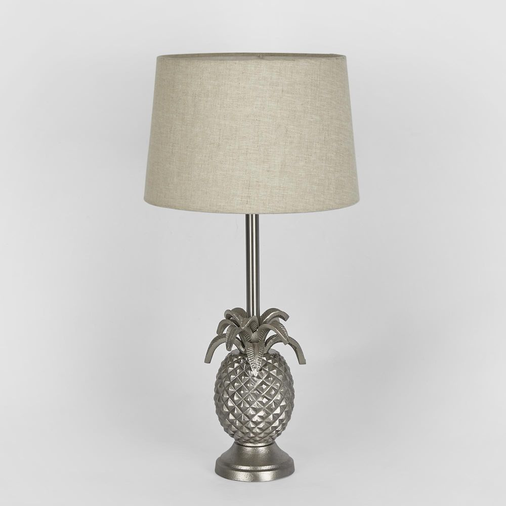 St Martin Table Lamp Base Antique Silver, Base Only (RRP $399) - Image 2