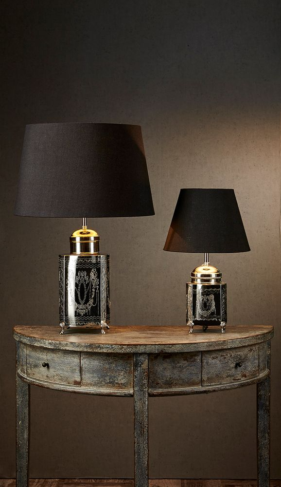 Kensington Table Lamp Base Large Shiny Nickel (RRP $429) - Image 3