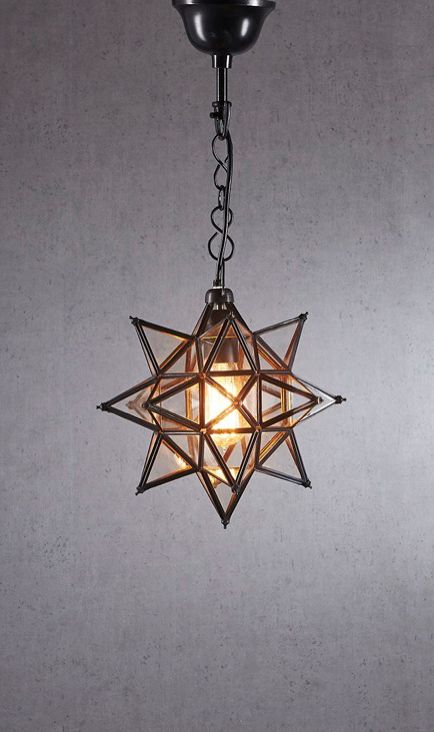 Star Ceiling Pendant Small Black (RRP $539) - Image 2