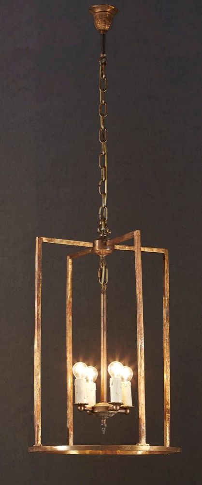 St Palais Ceiling Pendant Large Antique Brass (RRP $2189) - Image 2