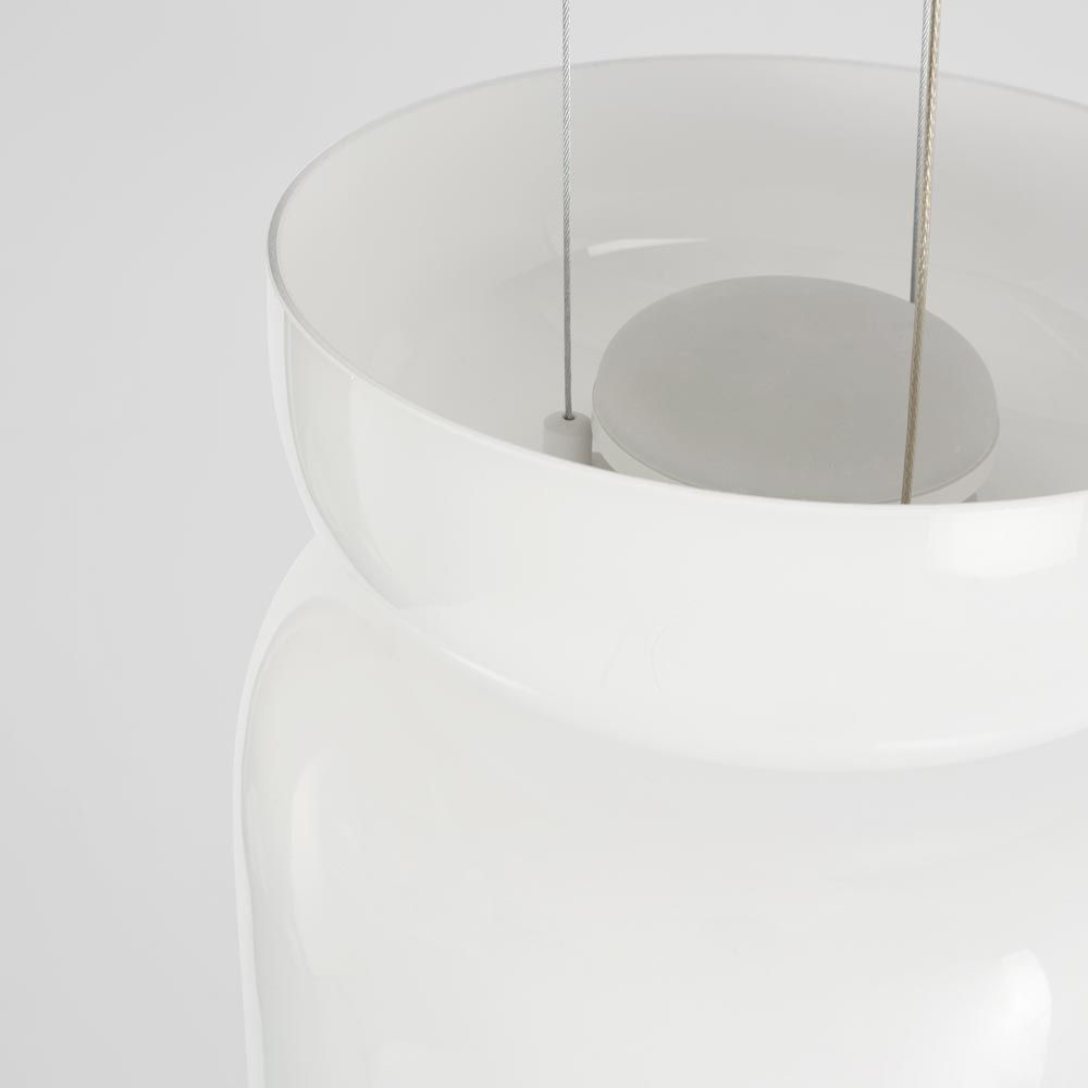 Dante Ceiling Pendant White (RRP $770) - Image 4