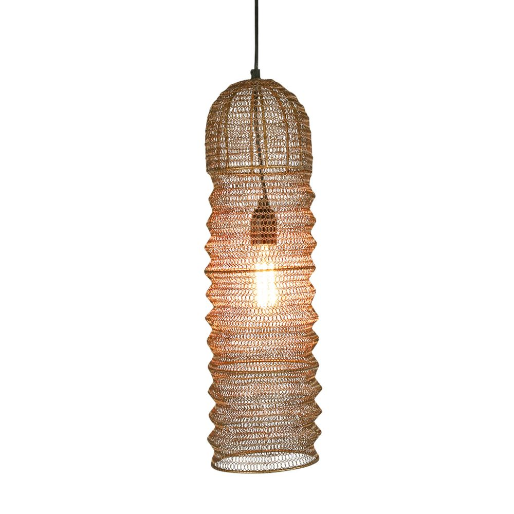 Monash Wire Mesh Ceiling Pendant Brass (RRP $187) - Image 3