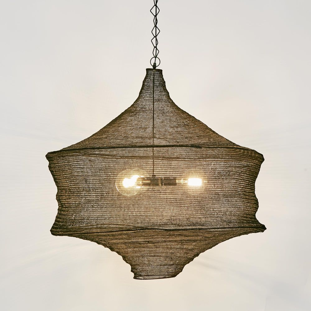 Beverly Hanging Lamp Black (RRP $1507) - Image 3