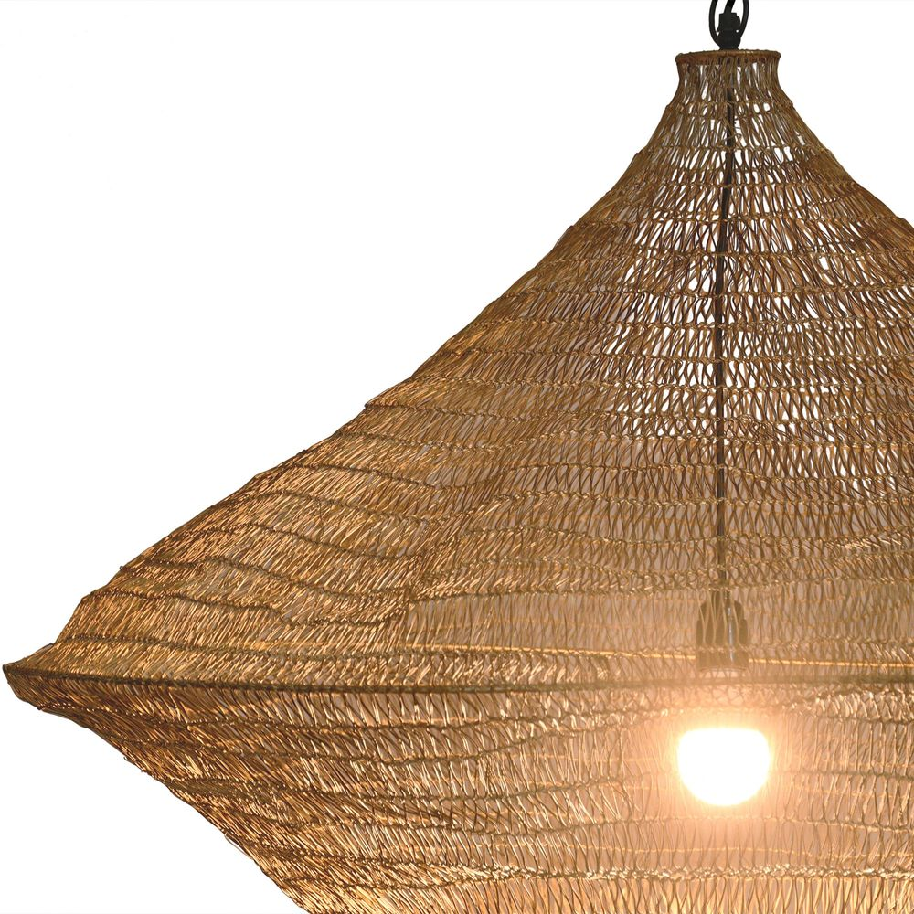 Metropolitan Ceiling Pendant Medium Brass (RRP $429) - Image 2