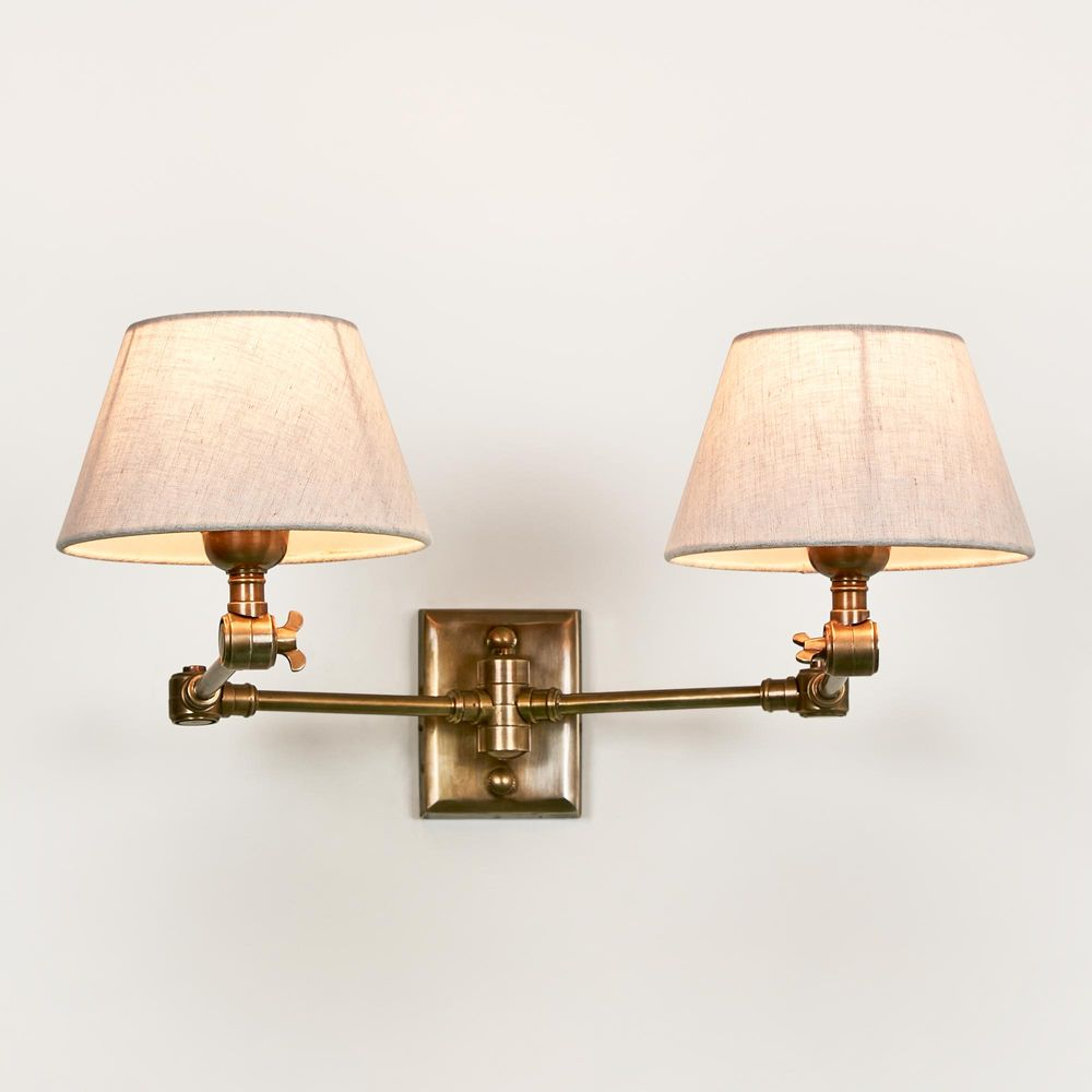 Worcester Wall Light Base Antique Brass (RRP $649) - Image 3