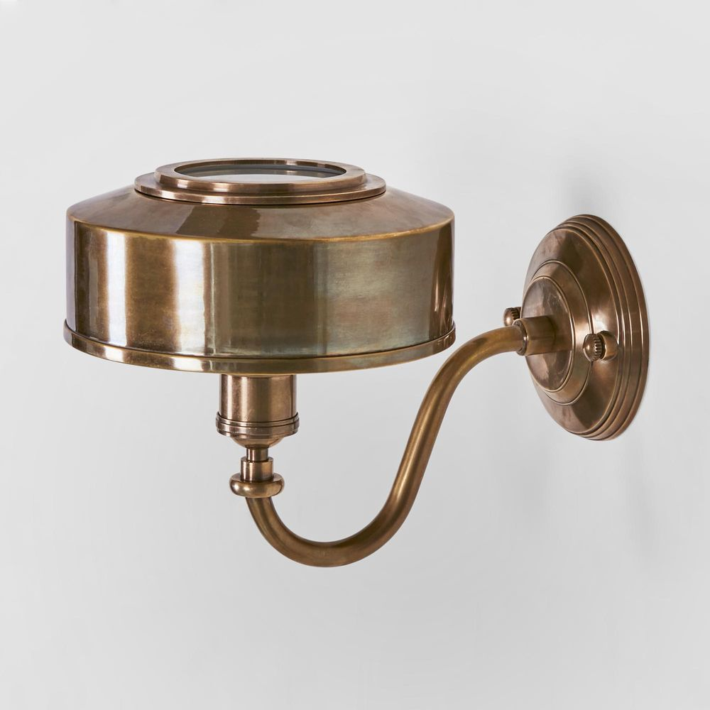Gadsby Wall Light Antique Brass (RRP $660) - Image 4