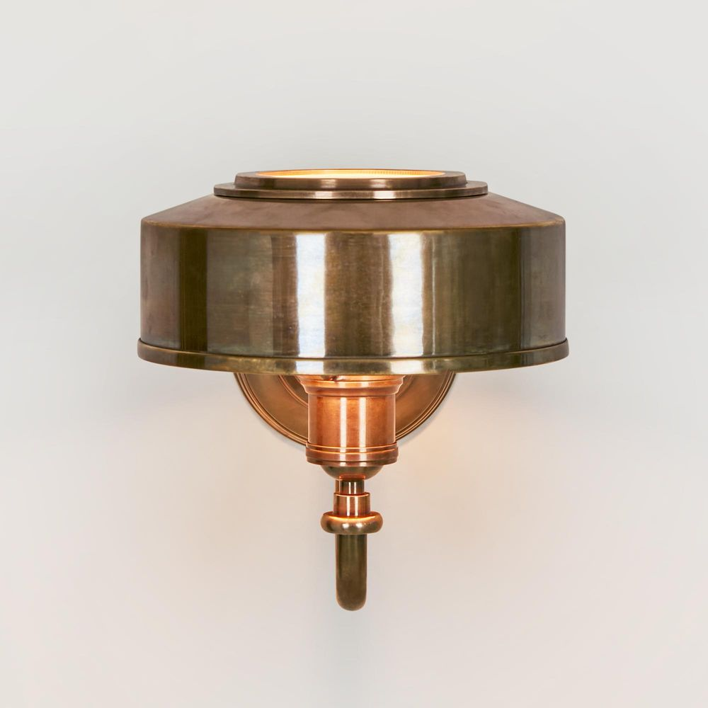 Gadsby Wall Light Antique Brass (RRP $660) - Image 3
