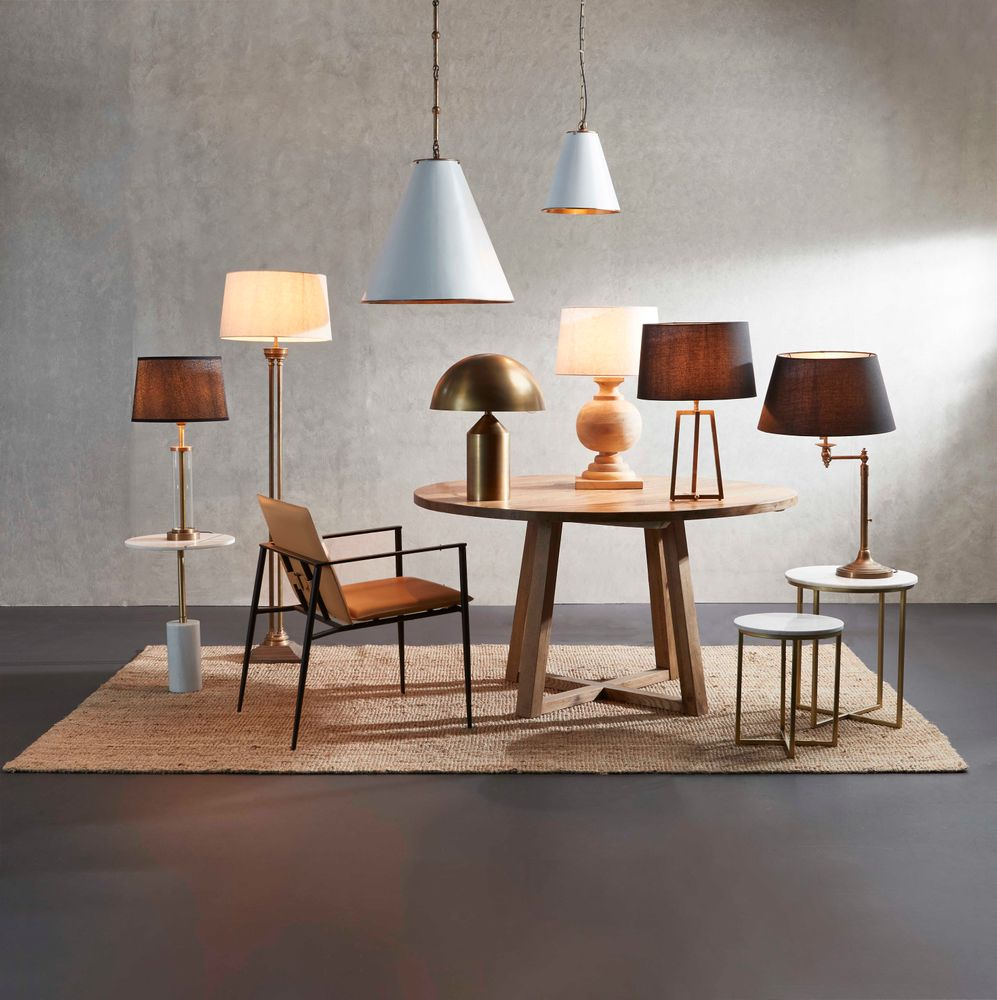 Breakwater Table Lamp Base Antique Brass (RRP $393.80) - Image 2