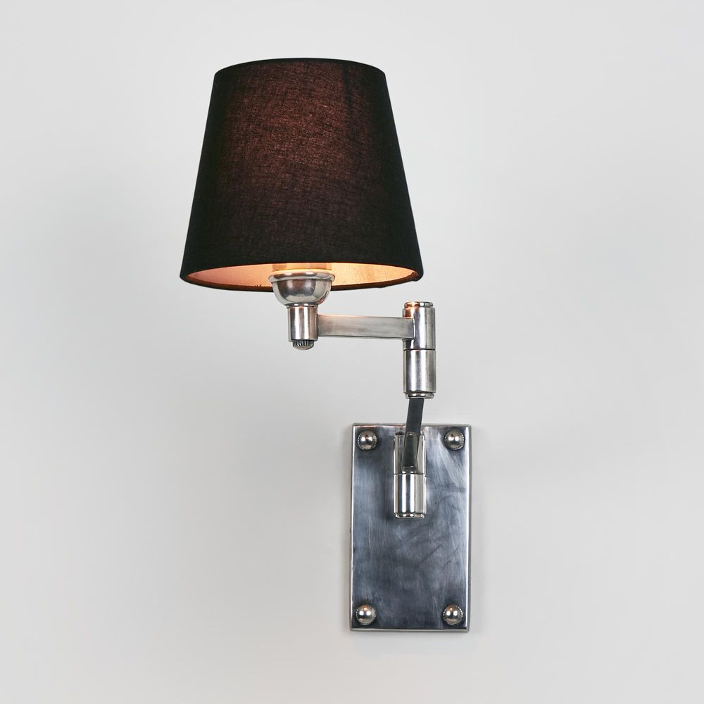 Oscar Wall Light Base Antique Silver (RRP $561) - Image 5
