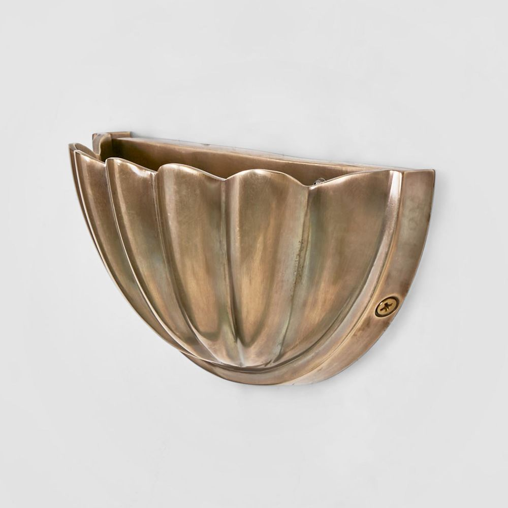 Half Moon Shell Shade Wall Light Small (RRP $275) - Image 4